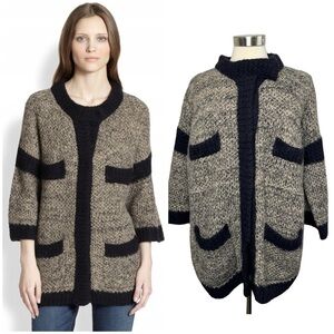 BY MALENE BIRGER Billipa Alpaca Wool Blend Cardigan size M